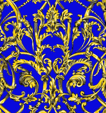 手绘大花印花华亿平台图片