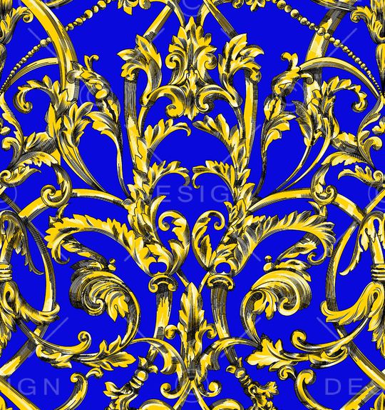 手绘大花印花华亿平台图片