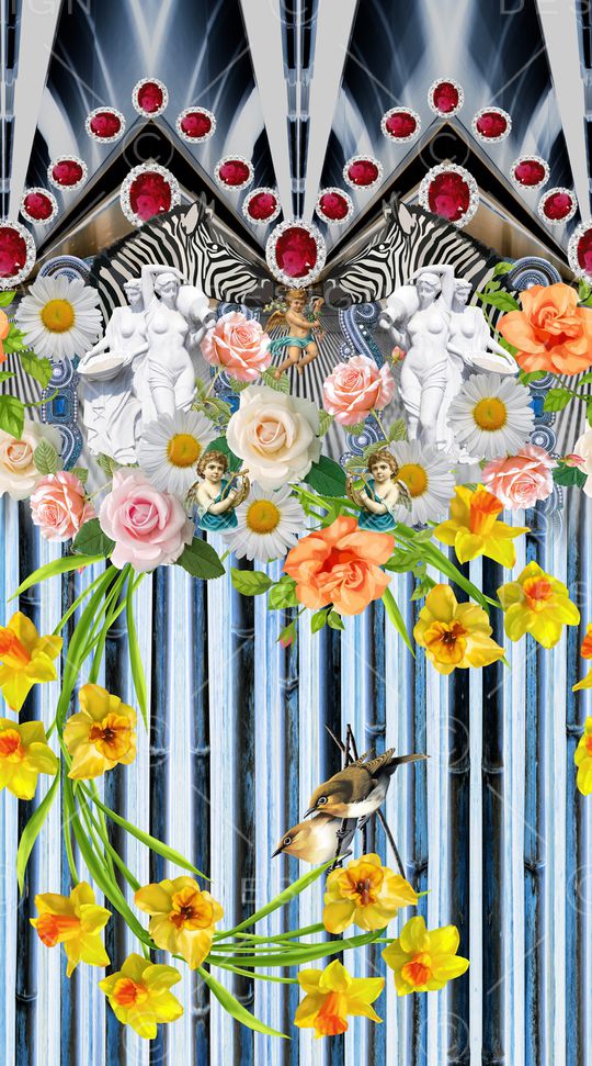 鸟印花华亿平台图片