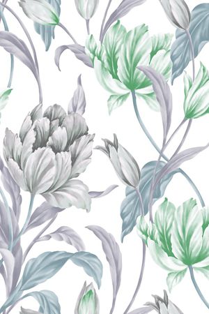 彩底花卉印花华亿平台图片