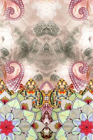 民族风印花华亿平台图片