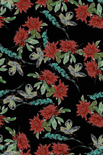 966292-红色花卉1