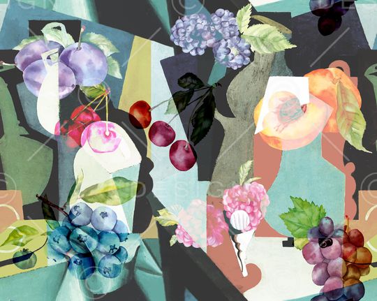 抽象印花华亿平台图片