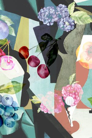 抽象印花华亿平台图片