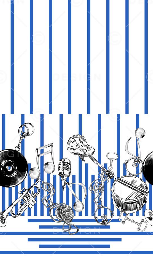 条纹印花华亿平台图片