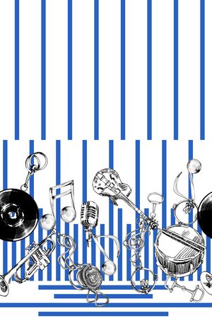 条纹印花华亿平台图片