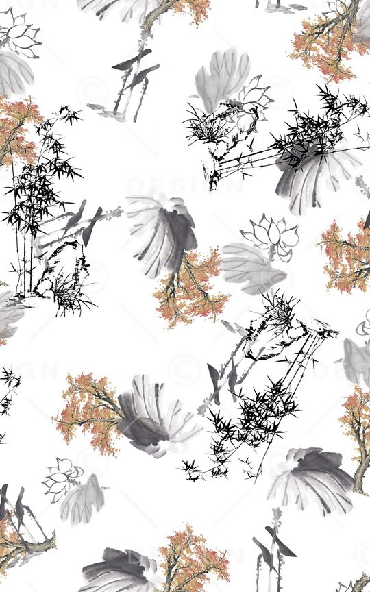 泼墨印花华亿平台图片