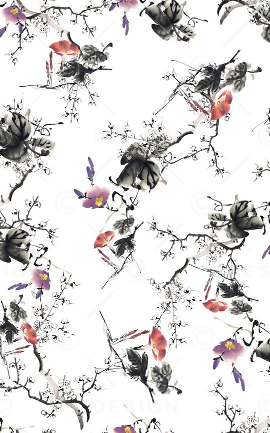 中国风印花华亿平台图片