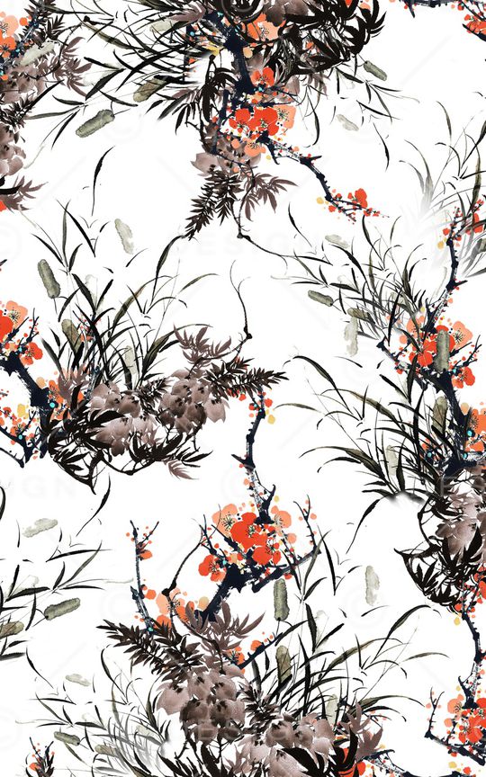 泼墨印花华亿平台图片