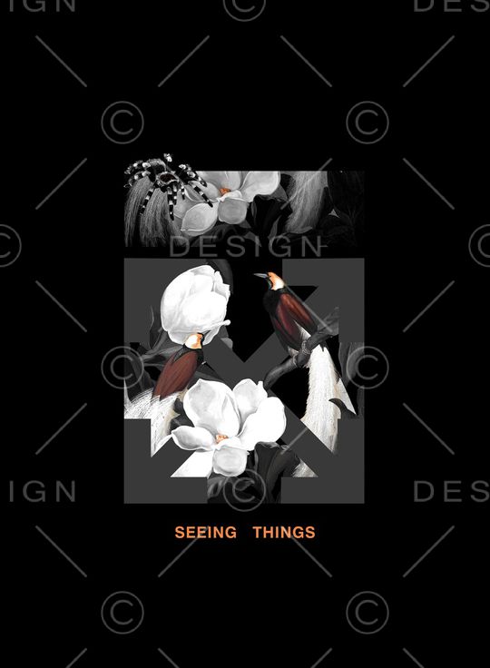 玉兰花印花华亿平台图片