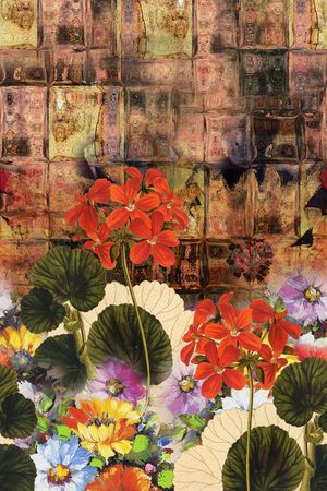 抽象印花华亿平台图片