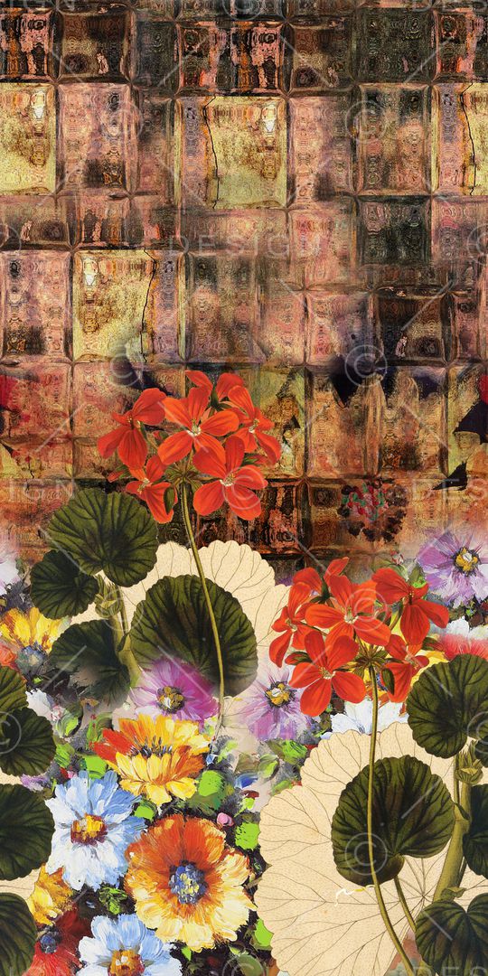 抽象印花华亿平台图片