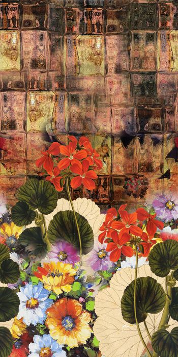 抽象印花华亿平台图片