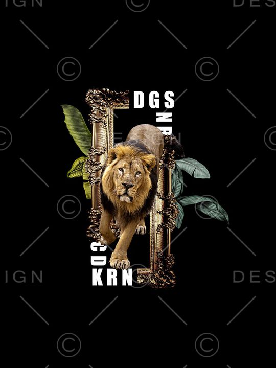 狮子印花华亿平台图片