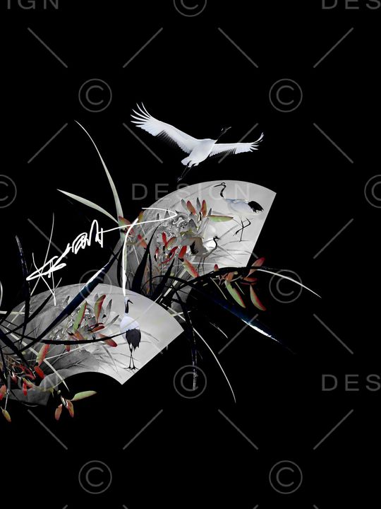 兰花印花华亿平台图片