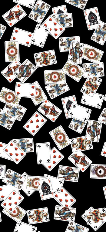 扑克印花华亿平台图片