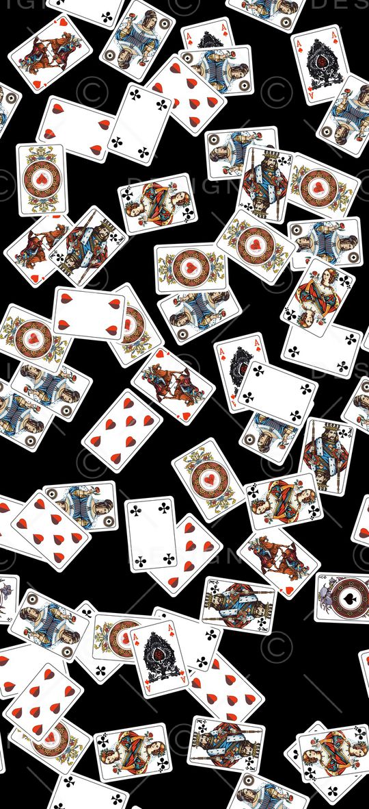 扑克印花华亿平台图片