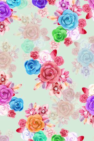 植物印花华亿平台图片