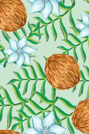 植物印花华亿平台图片