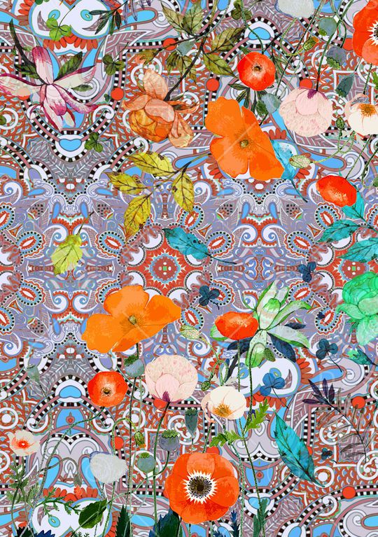 植物印花华亿平台图片