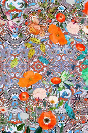 植物印花华亿平台图片