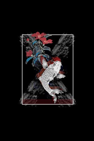 鱼印花华亿平台图片