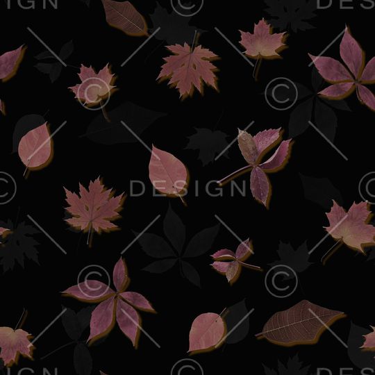 黑底花卉印花华亿平台图片