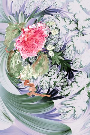 植物印花华亿平台图片