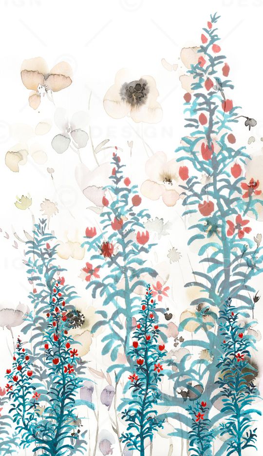 植物印花华亿平台图片