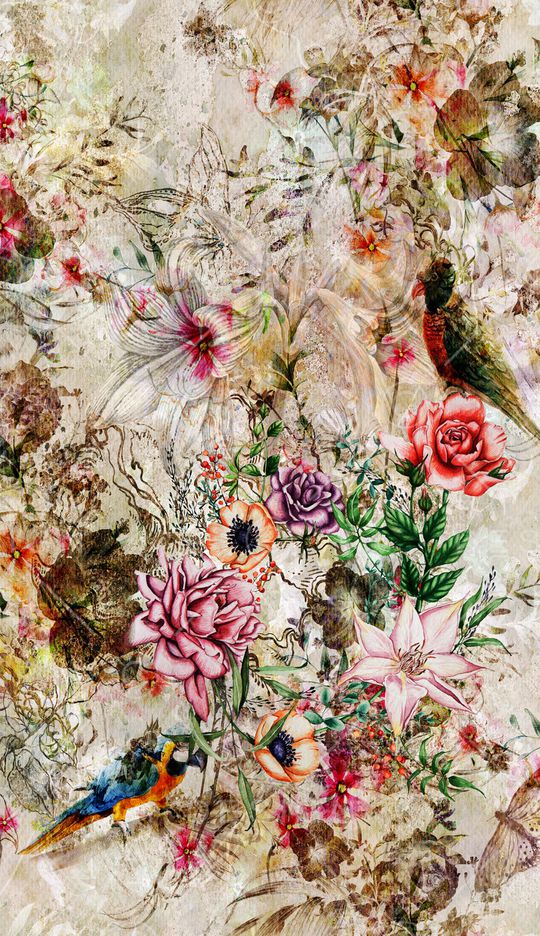 植物印花华亿平台图片