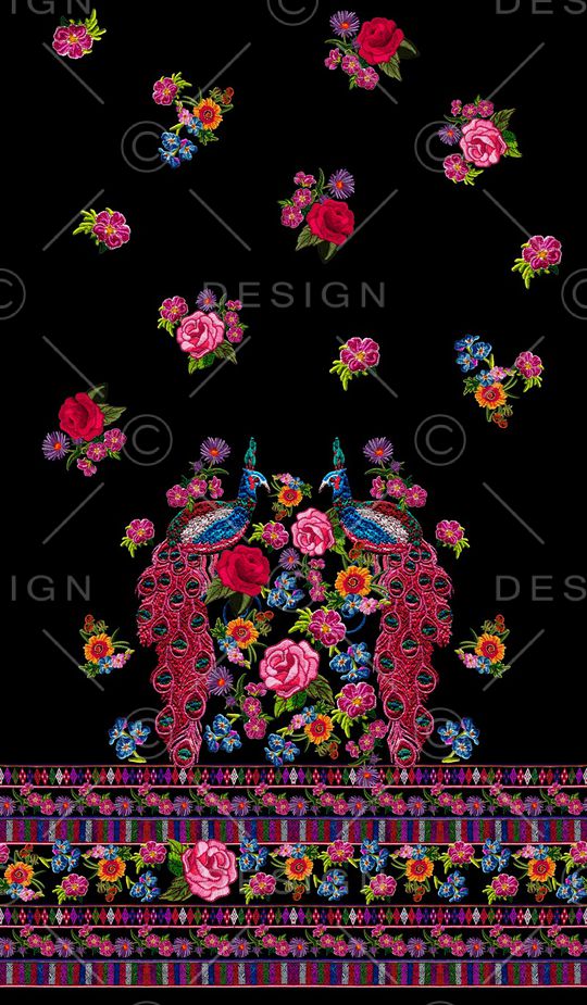 民族风印花华亿平台图片