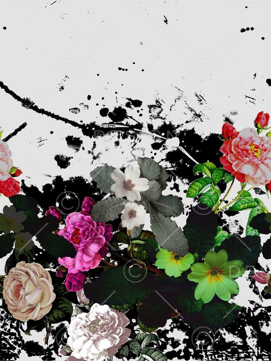 泼墨印花华亿平台图片