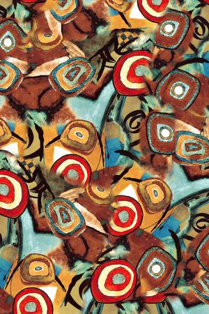 抽象印花华亿平台图片