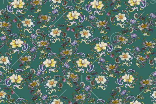 传统华亿平台印花华亿平台图片