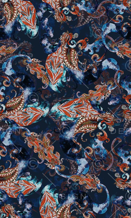 抽象印花华亿平台图片