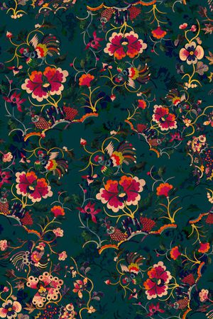 小碎花印花华亿平台图片