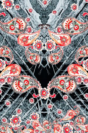 民族风印花华亿平台图片