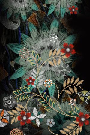 民族风印花华亿平台图片