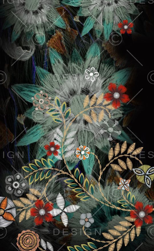 民族风印花华亿平台图片