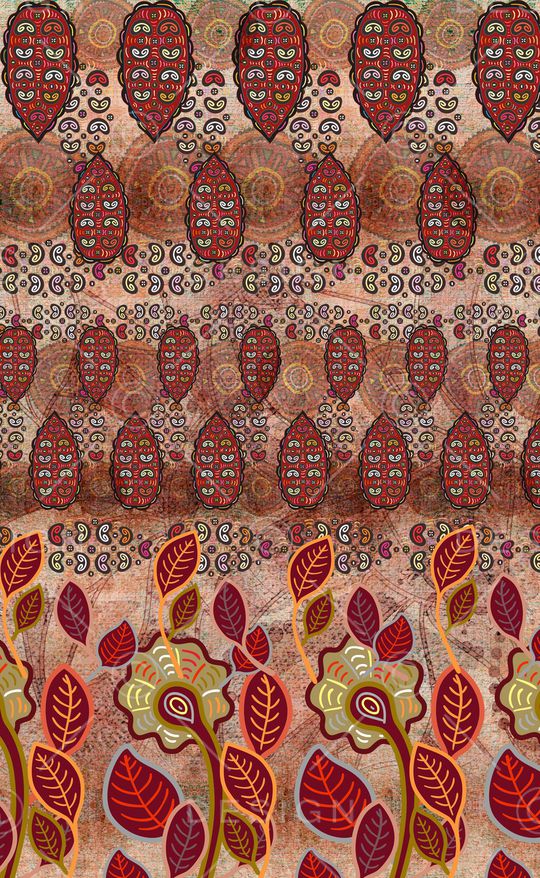 民族风印花华亿平台图片