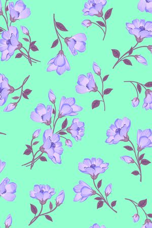 小碎花印花华亿平台图片