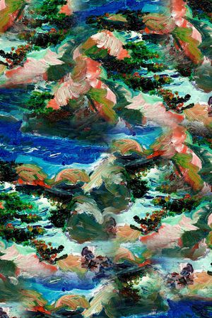 抽象印花华亿平台图片