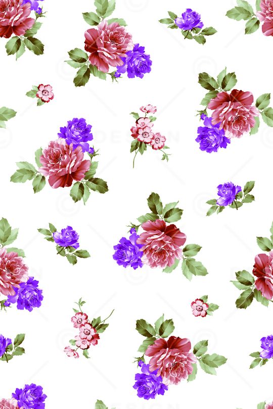 月季花印花华亿平台图片