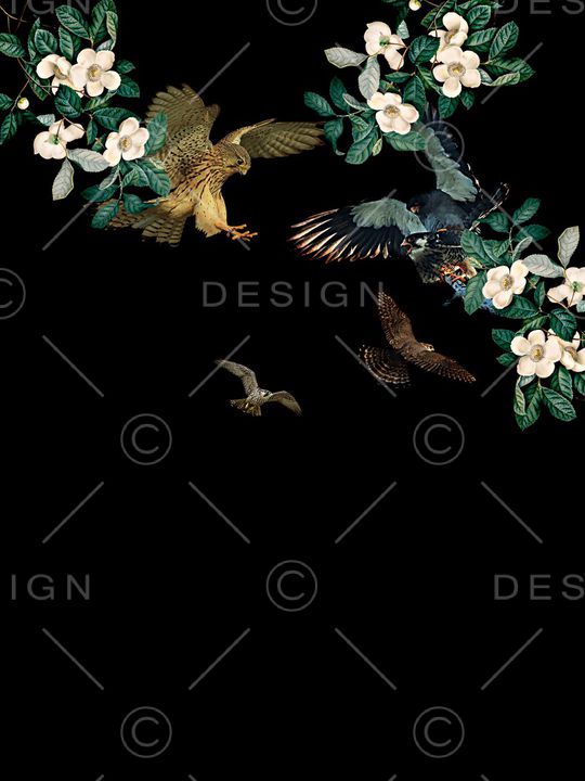 鸟印花华亿平台图片