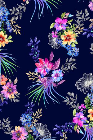 小碎花印花华亿平台图片