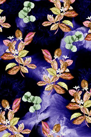 抽象印花华亿平台图片