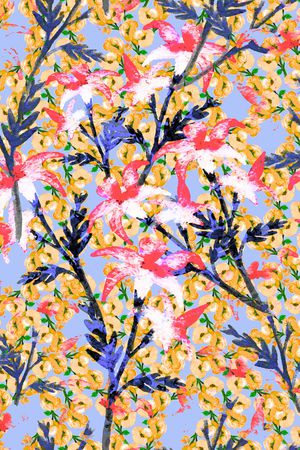 春夏华亿平台印花华亿平台图片