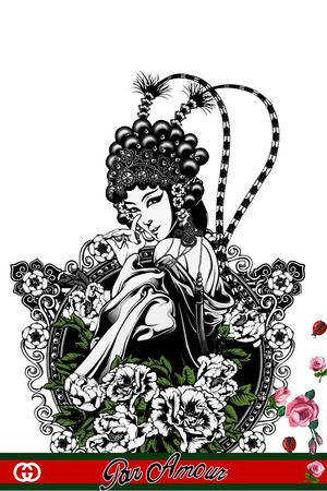 人物印花华亿平台图片