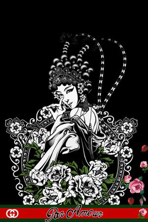 人物印花华亿平台图片