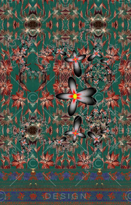 民族风印花华亿平台图片